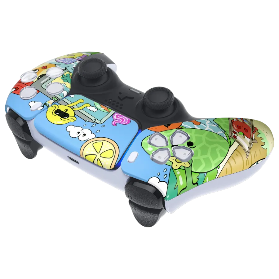 Clever Gaming Fruity Summer PS5 controller met print