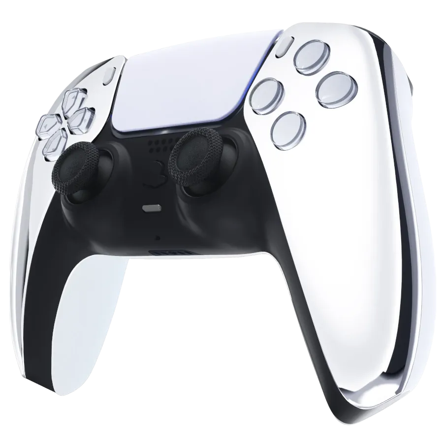 Clever Gaming PS5 Controller Chrome Silver draadloos