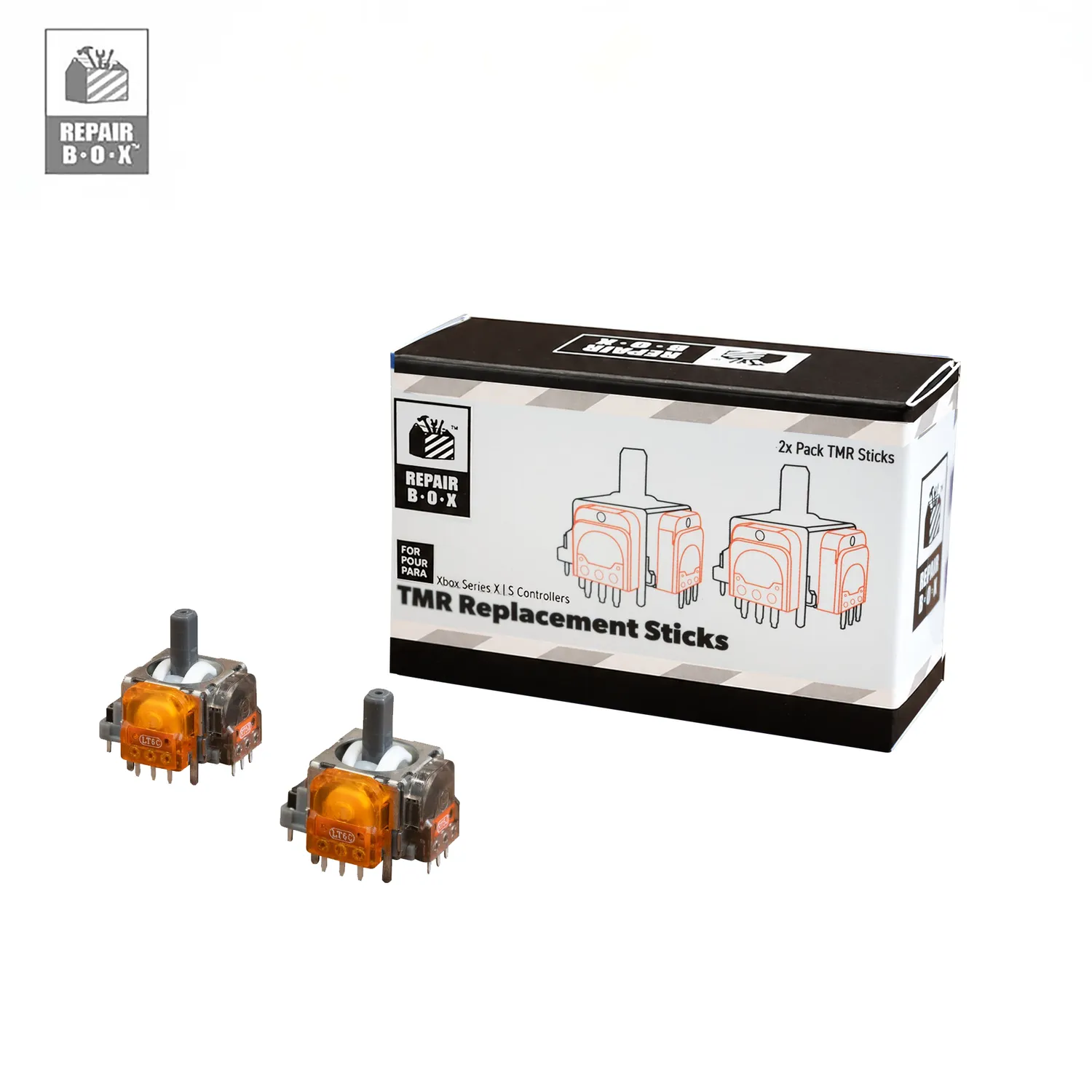Hyperkin Repair Box TMR sticks Xbox Series X-S 2-pack