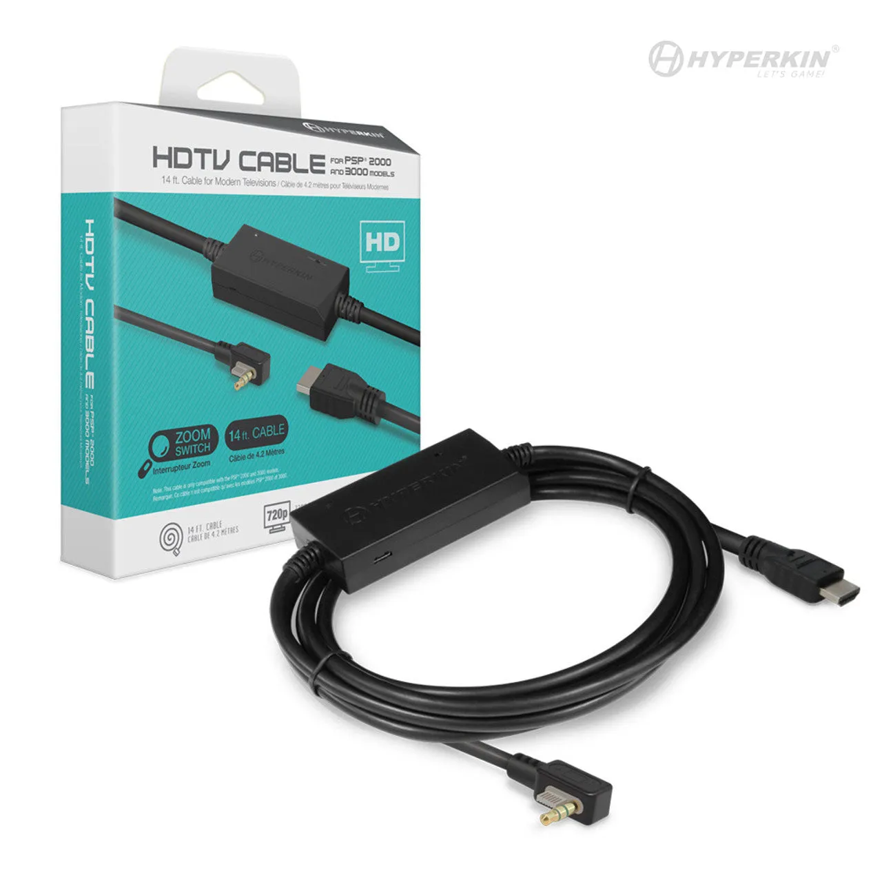 Hyperkin HDTV PSP kabel 720p voor PSP 2000/3000