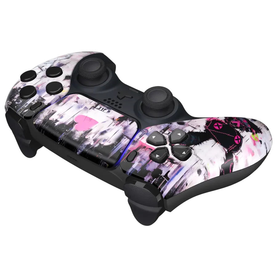 Clever Gaming Punk Bunny PS5 controller bunny design