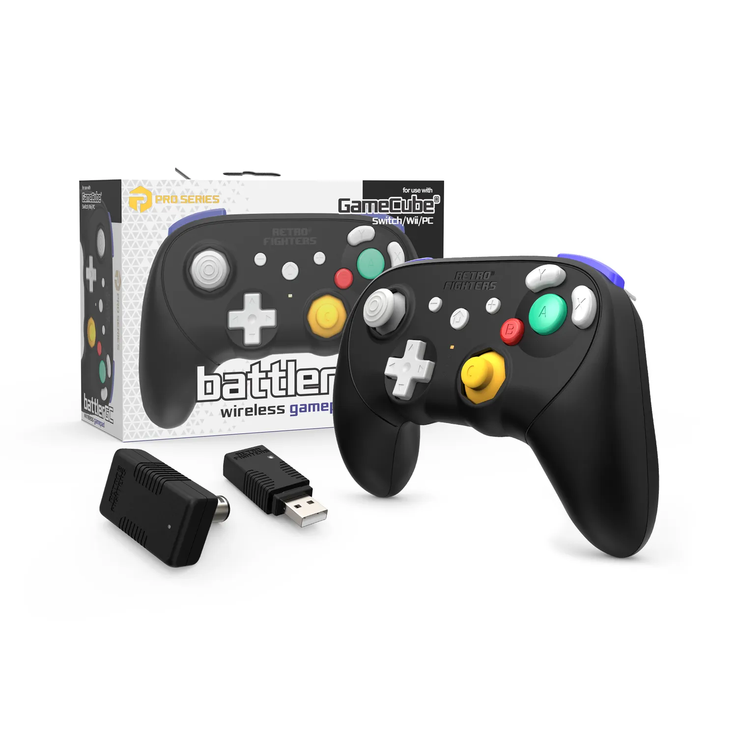 Hyperkin BattlerGC Wireless Pro controller zwart