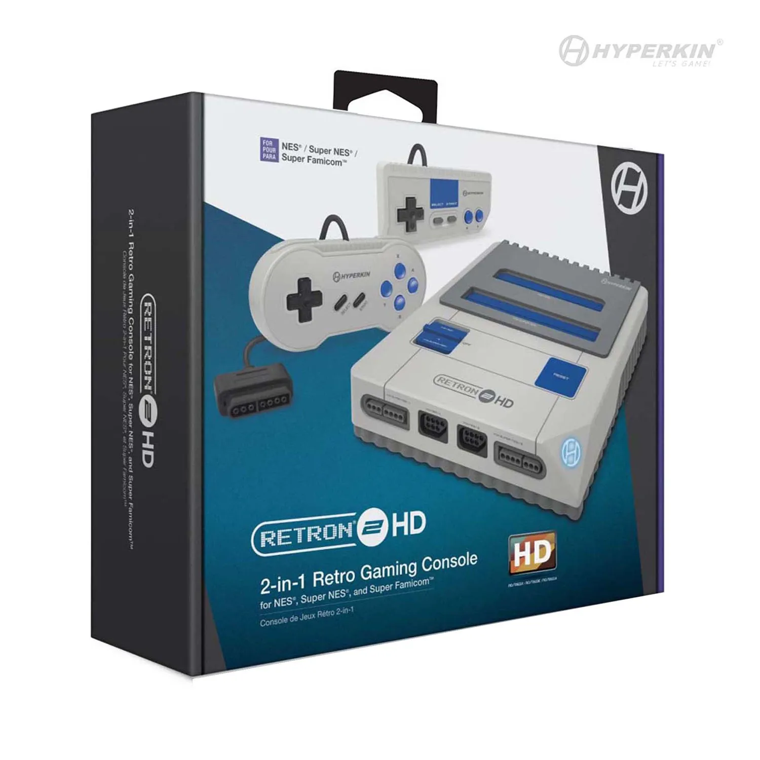 Hyperkin RetroN 2 HD console grijs NES SNES 720p