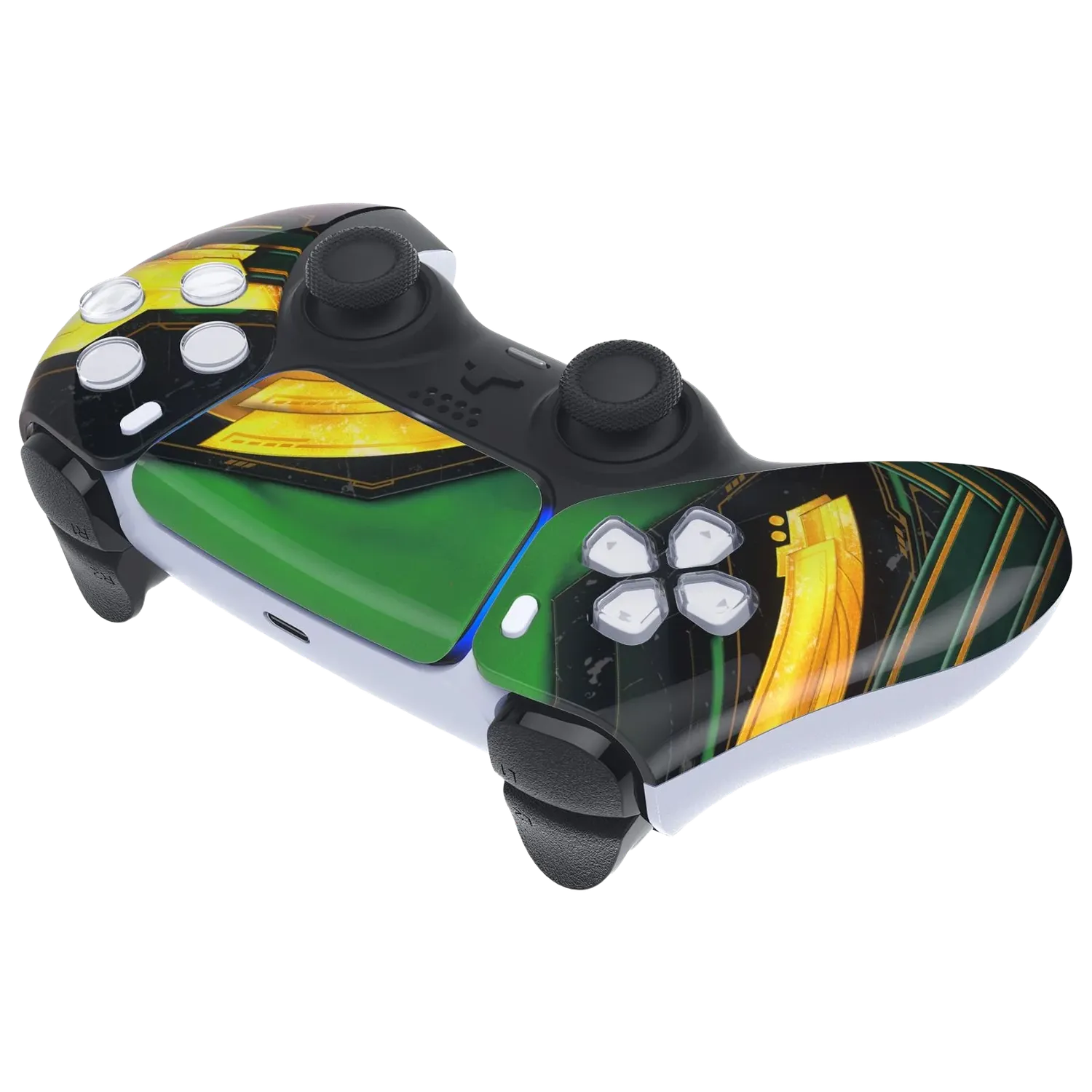 Clever Gaming Emerald Apex PS5 controller groen-goud