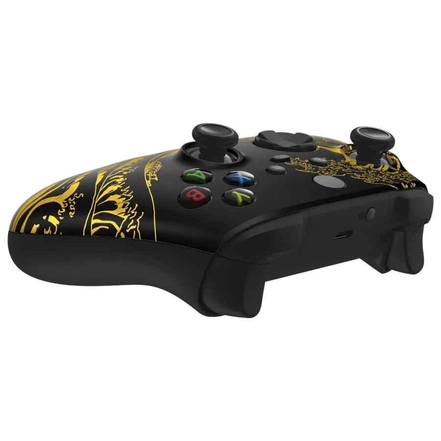 Clever Xbox Gold Kanagawa Wave controller standaard met golf print