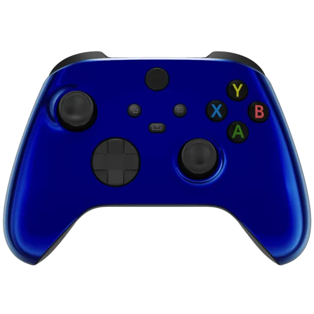 Clever Chrome Blue Xbox controller blauw chrome glans