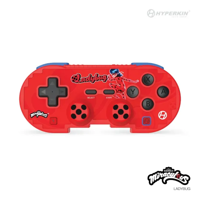 Hyperkin Pixel Art Miraculous controller bluetooth Ladybug