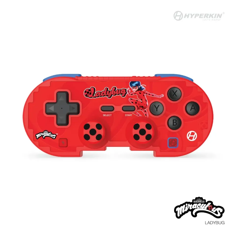 Hyperkin Pixel Art Miraculous controller bluetooth Ladybug