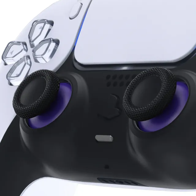Clever Gaming thumbsticks paars-zwart grip 2 stuks