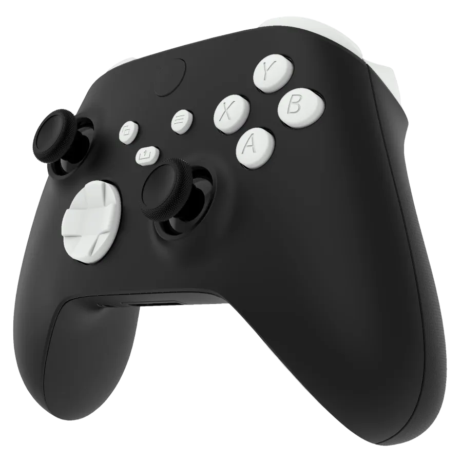 Clever Gaming Black & White Xbox controller zwart wit