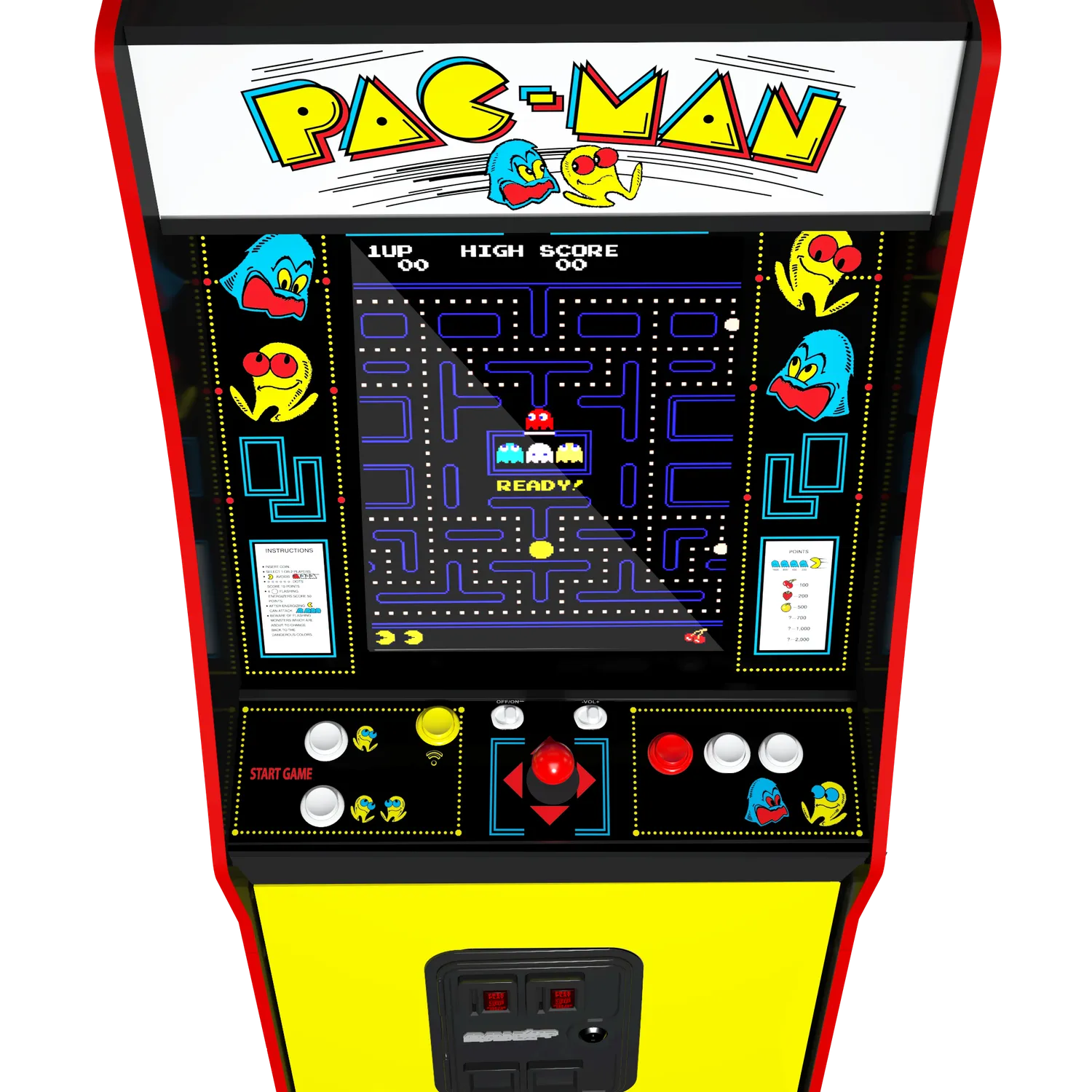 Arcade1Up Pac-Man Supreme Series arcadekast 19 inch 10 games