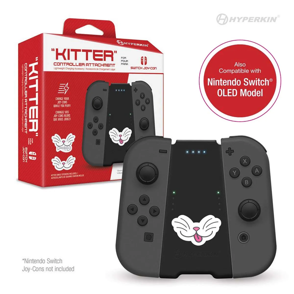 Hyperkin Kitter oplader Joy-Con attachment