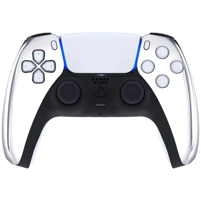 Clever Gaming PS5 Controller Chrome Silver draadloos