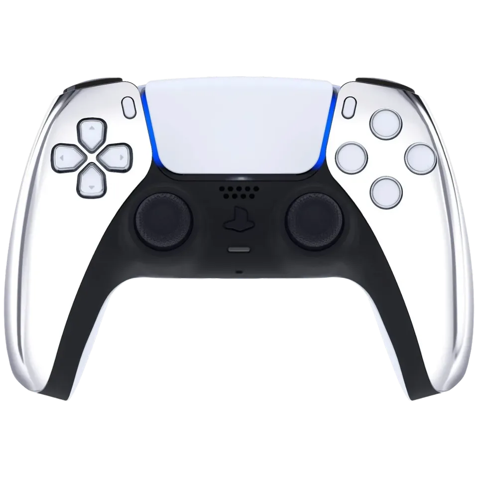 Clever Gaming Chrome Silver Front Shell zilver