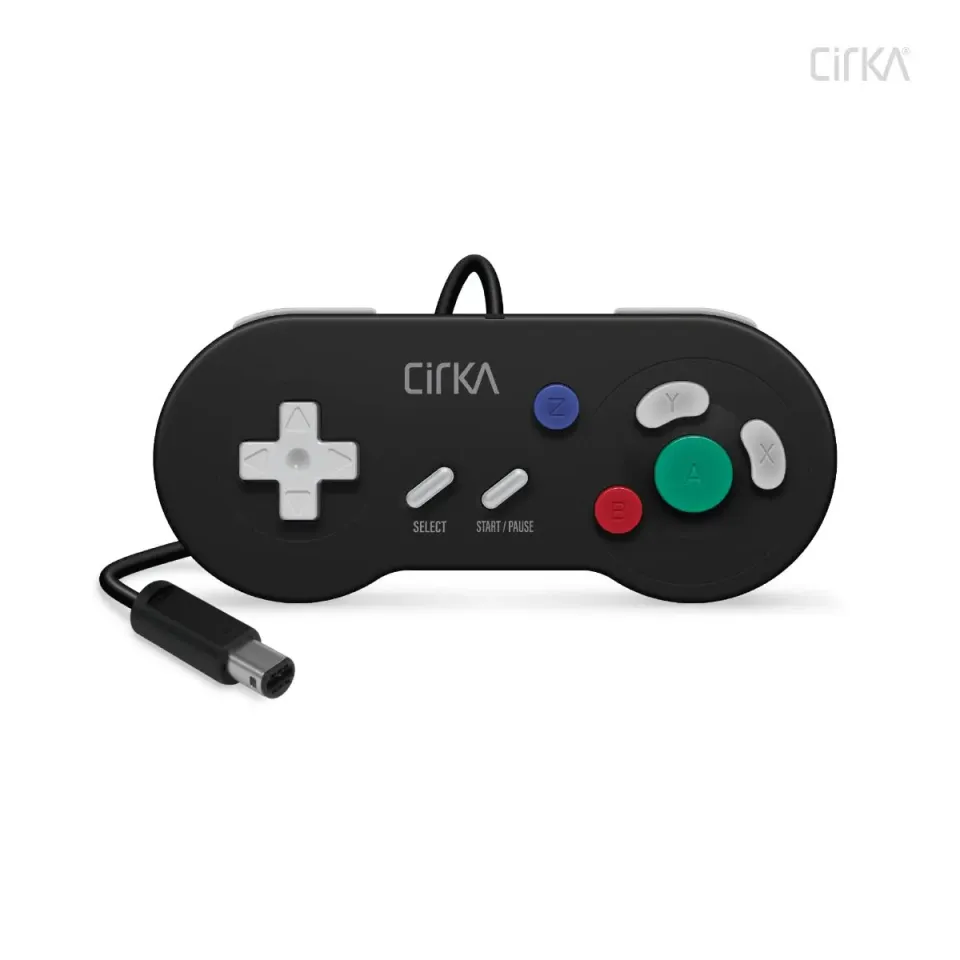 Hyperkin CirKa Digital Controller controller zwart GameCube