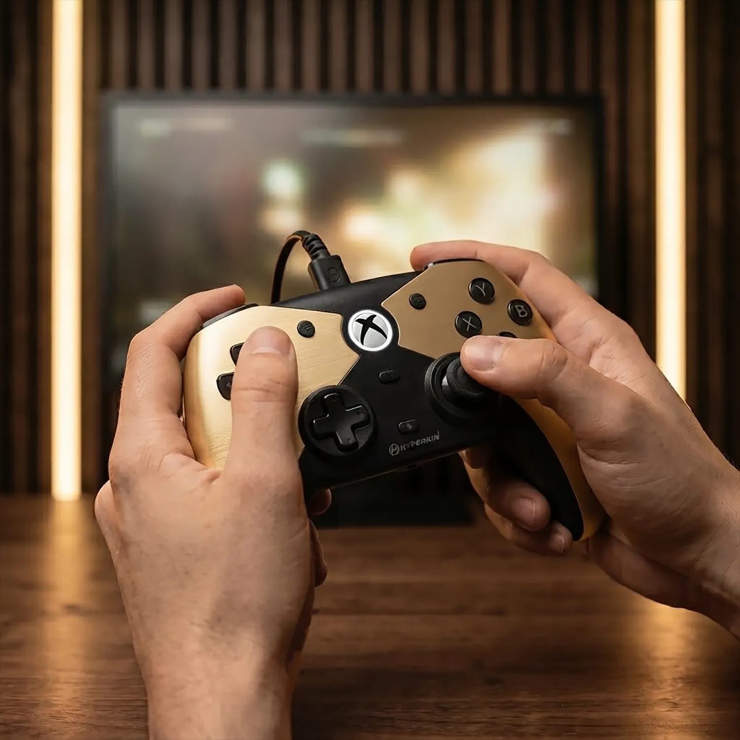 Hyperkin The Competitor Xbox controller bedraad goud
