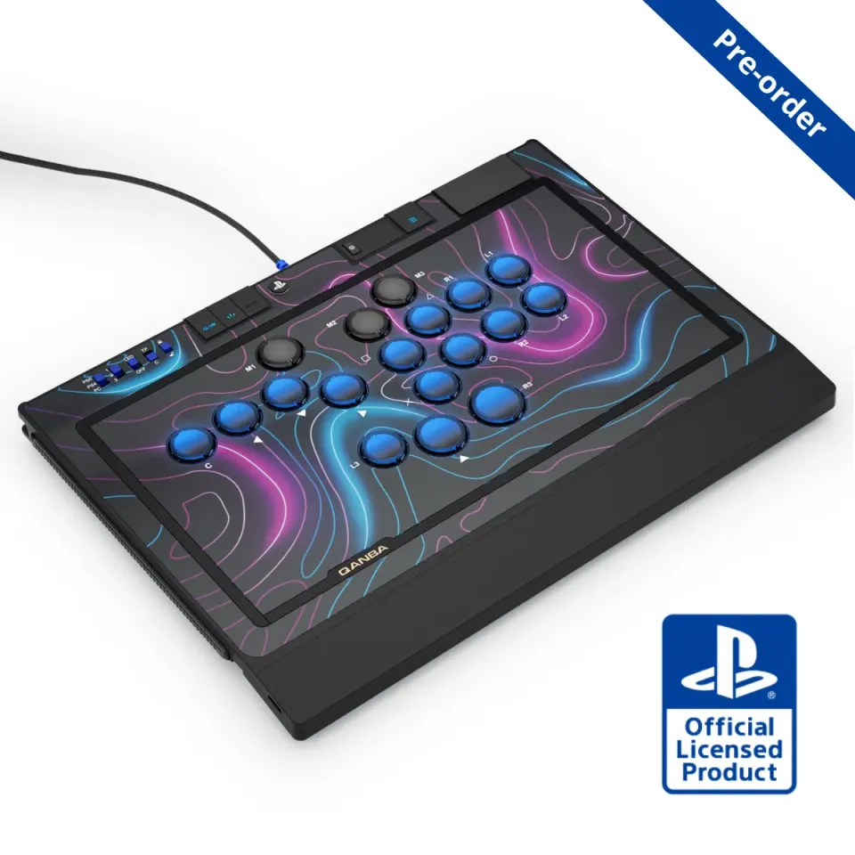 Qanba Sapphire leverless controller PS5 RGB