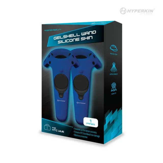 Hyperkin GelShell HTC Vive controller skins blauw 2-pack
