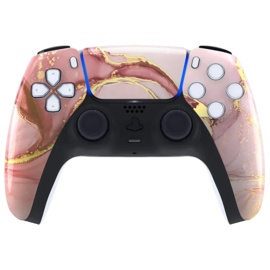 Clever Gaming Luxury Marble PS5 controller marmerlook