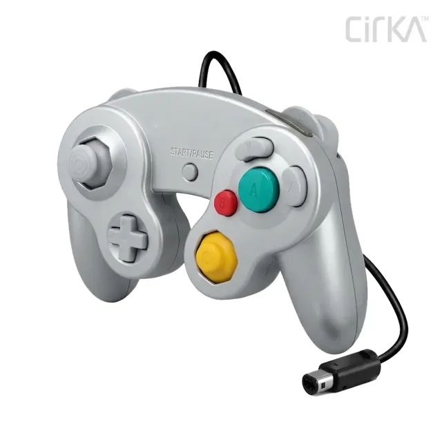 Hyperkin CirKa GameCube bedrade controller zilver