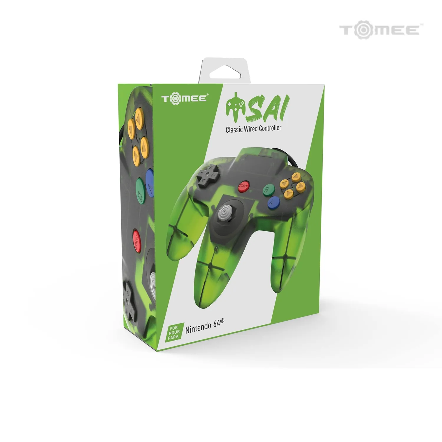 Hyperkin N64 Bedrade Controller Cyanine Jungle