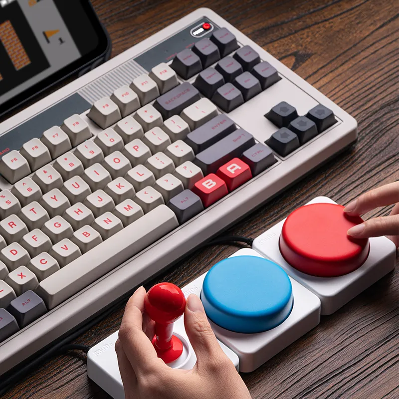 8BitDo Super Button toetsenbord extensie geel groot