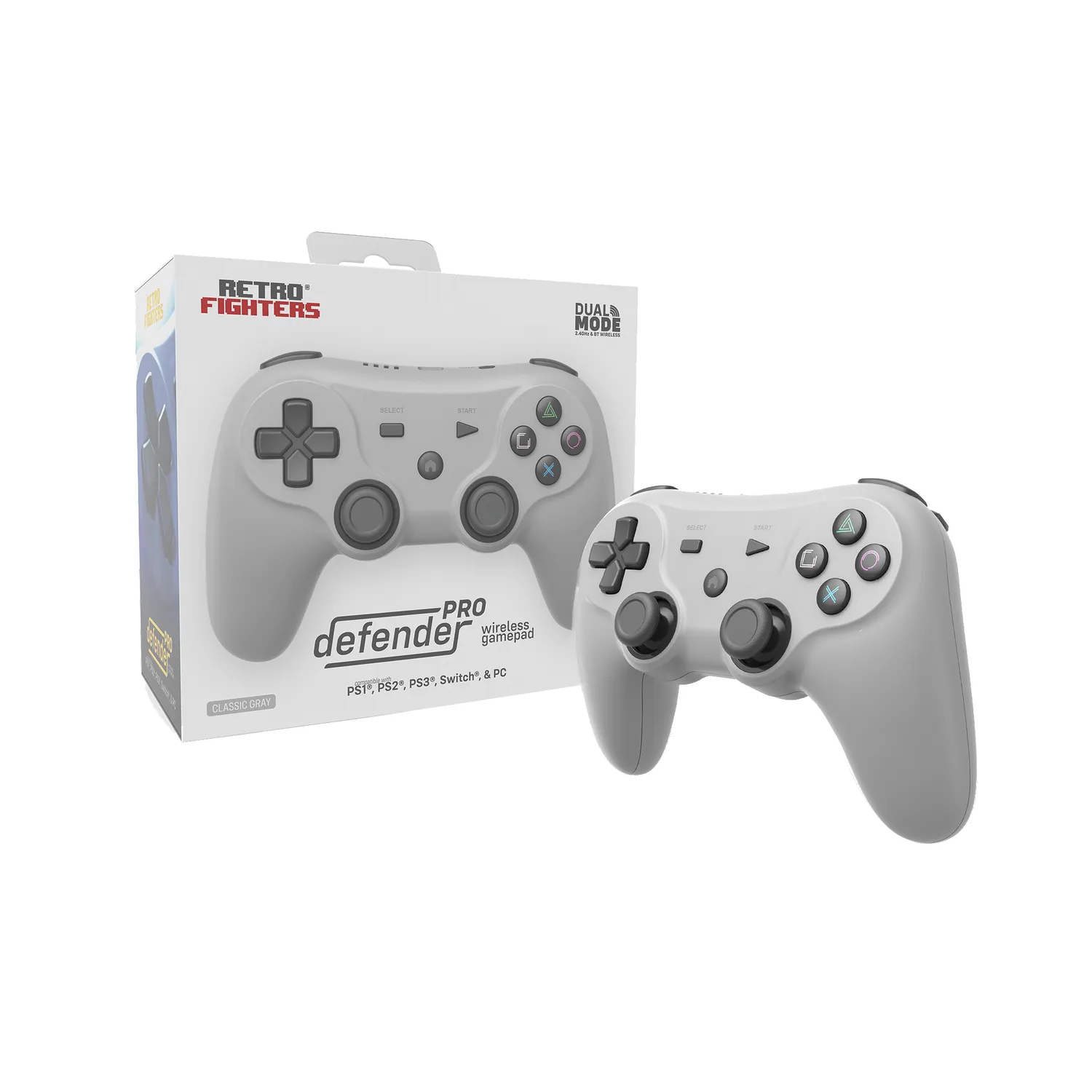 Hyperkin Defender Pro draadloze controller grijs