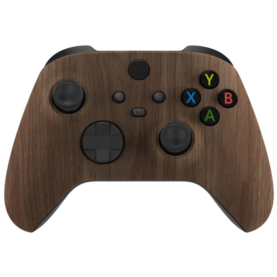 Clever Gaming Wooden Xbox controller houtlook