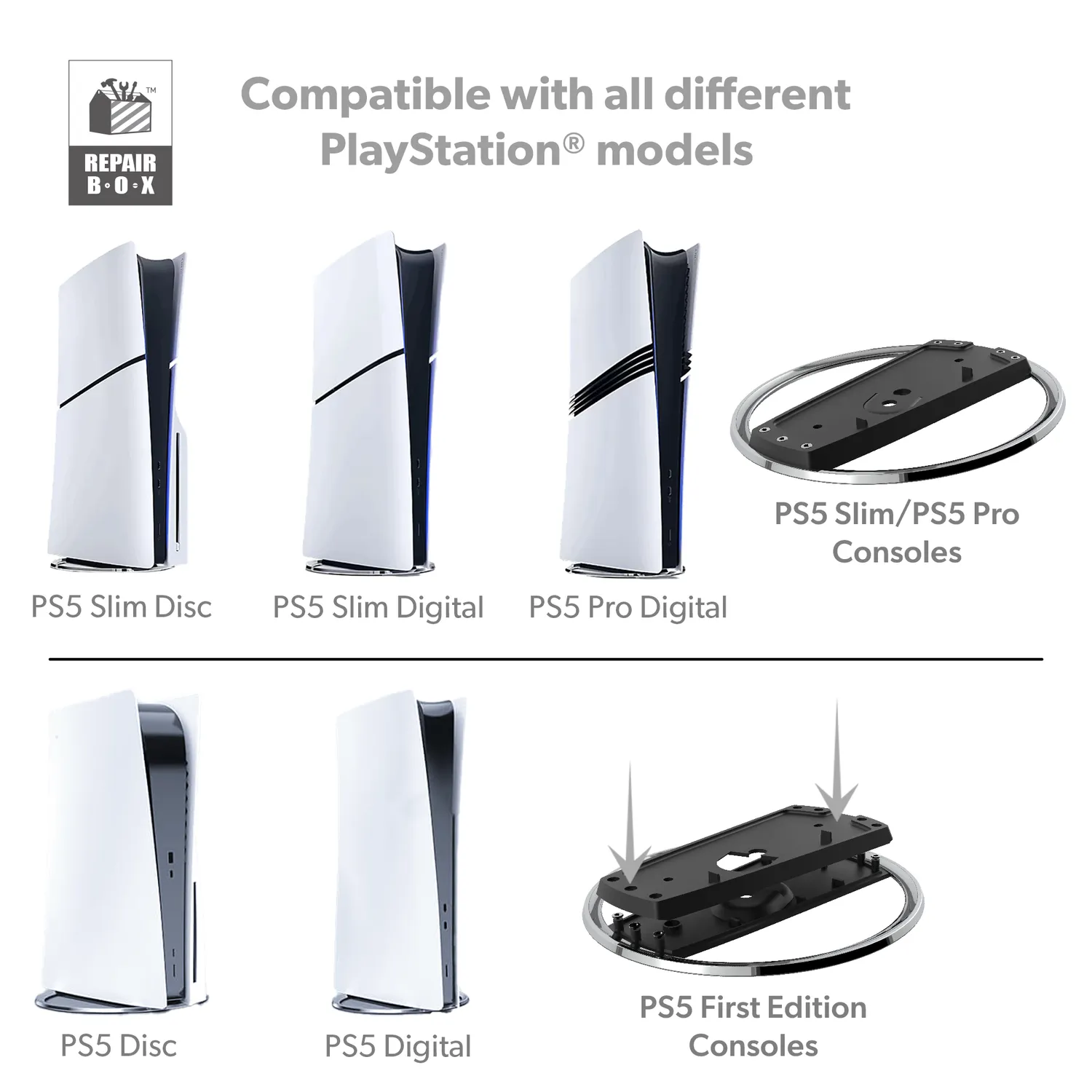 Hyperkin Vertical Stand PS5 Pro standaard metaal