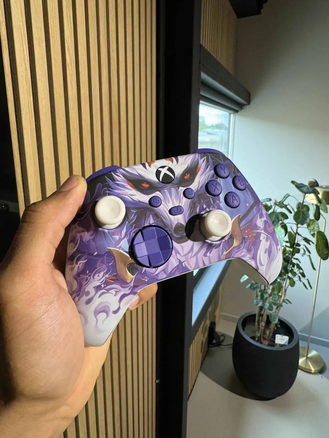 Clever Gaming Purple Kitsune Xbox controller custom