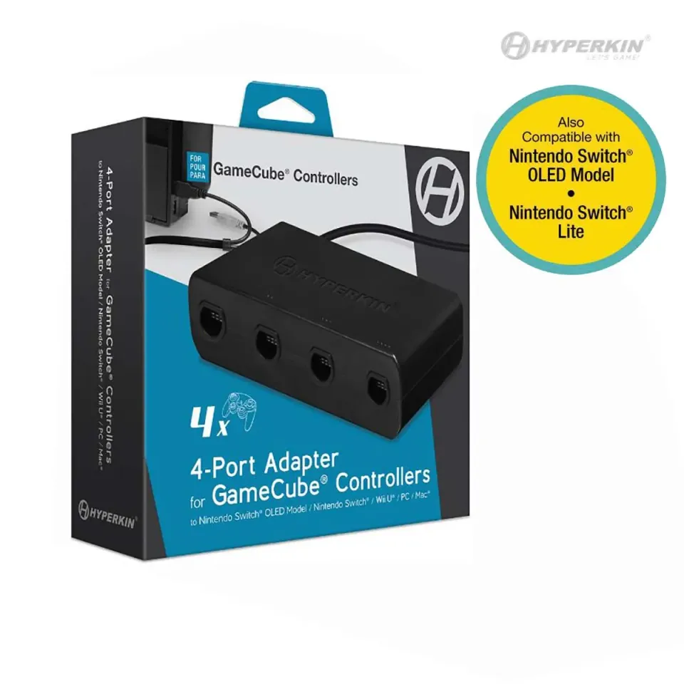 Hyperkin 4-Port Controller Adapter GameCube 4-poorts