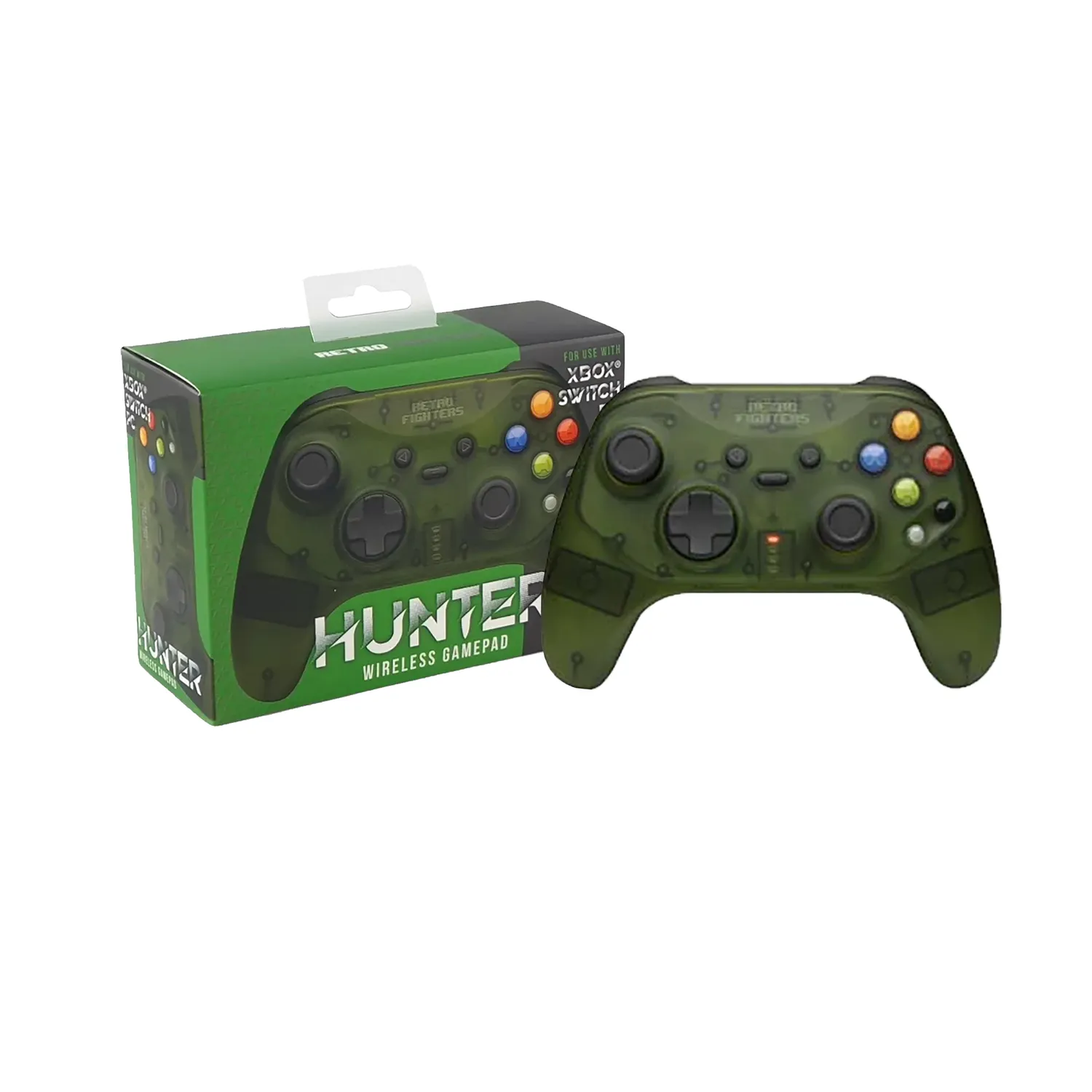 Hyperkin Hunter Wireless Controller groen draadloos