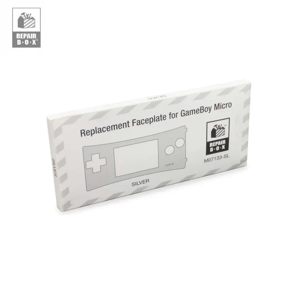 Hyperkin Game Boy Micro faceplate zilver reparatie