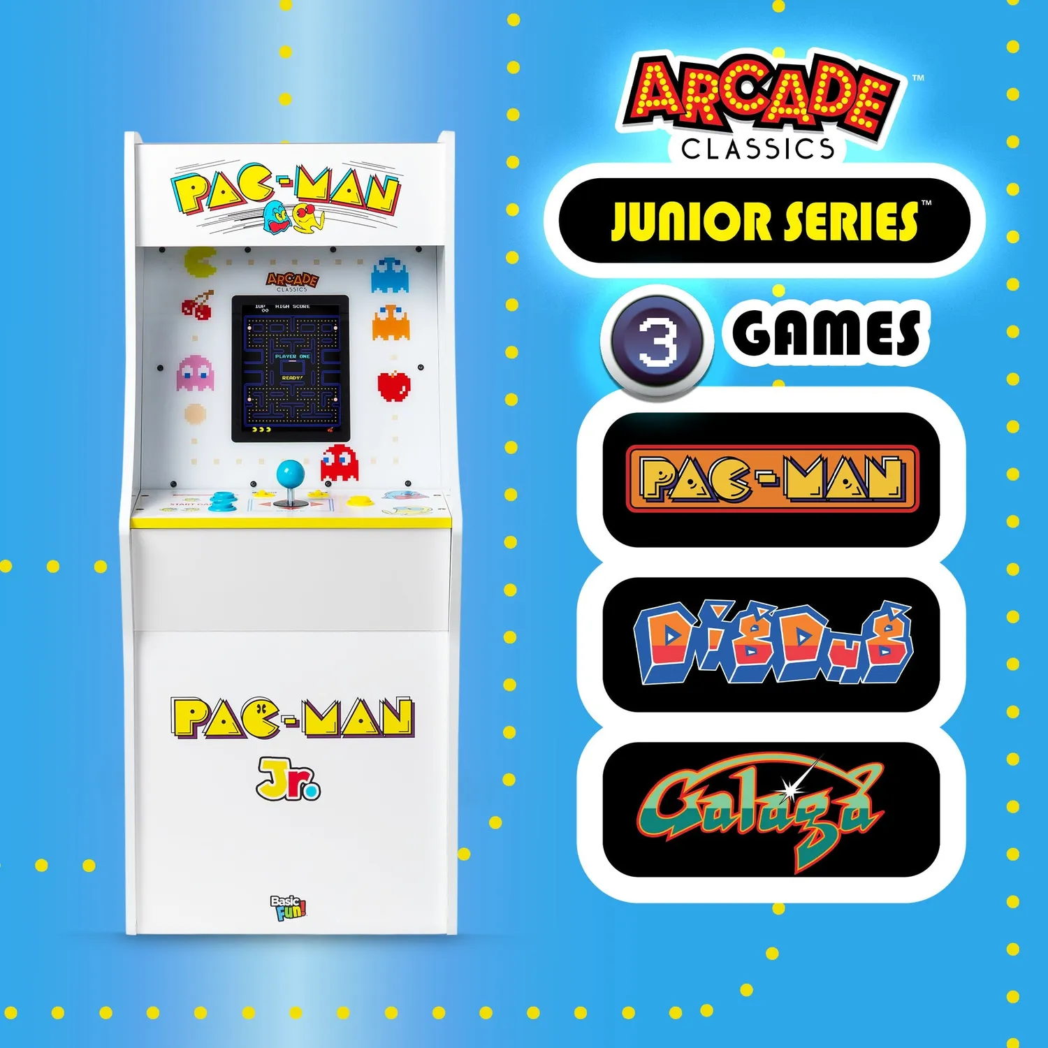Arcade1Up Jr Series Pac-Man arcadeautomaat 3 spellen