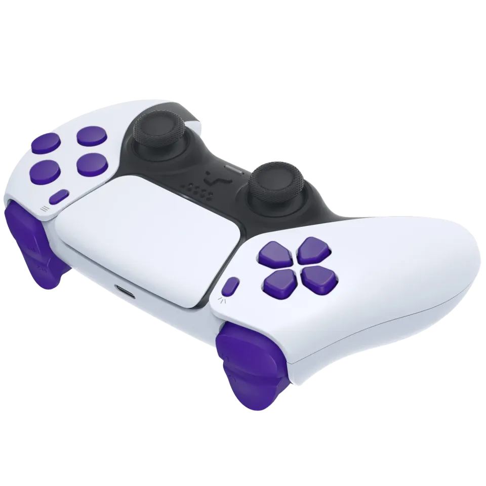 Clever Purple Xbox button kit paars mat