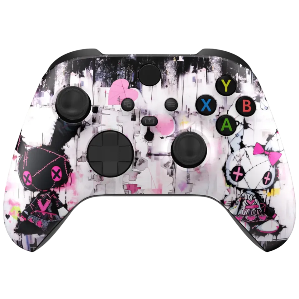 Clever Punk Bunny Xbox controller speels design
