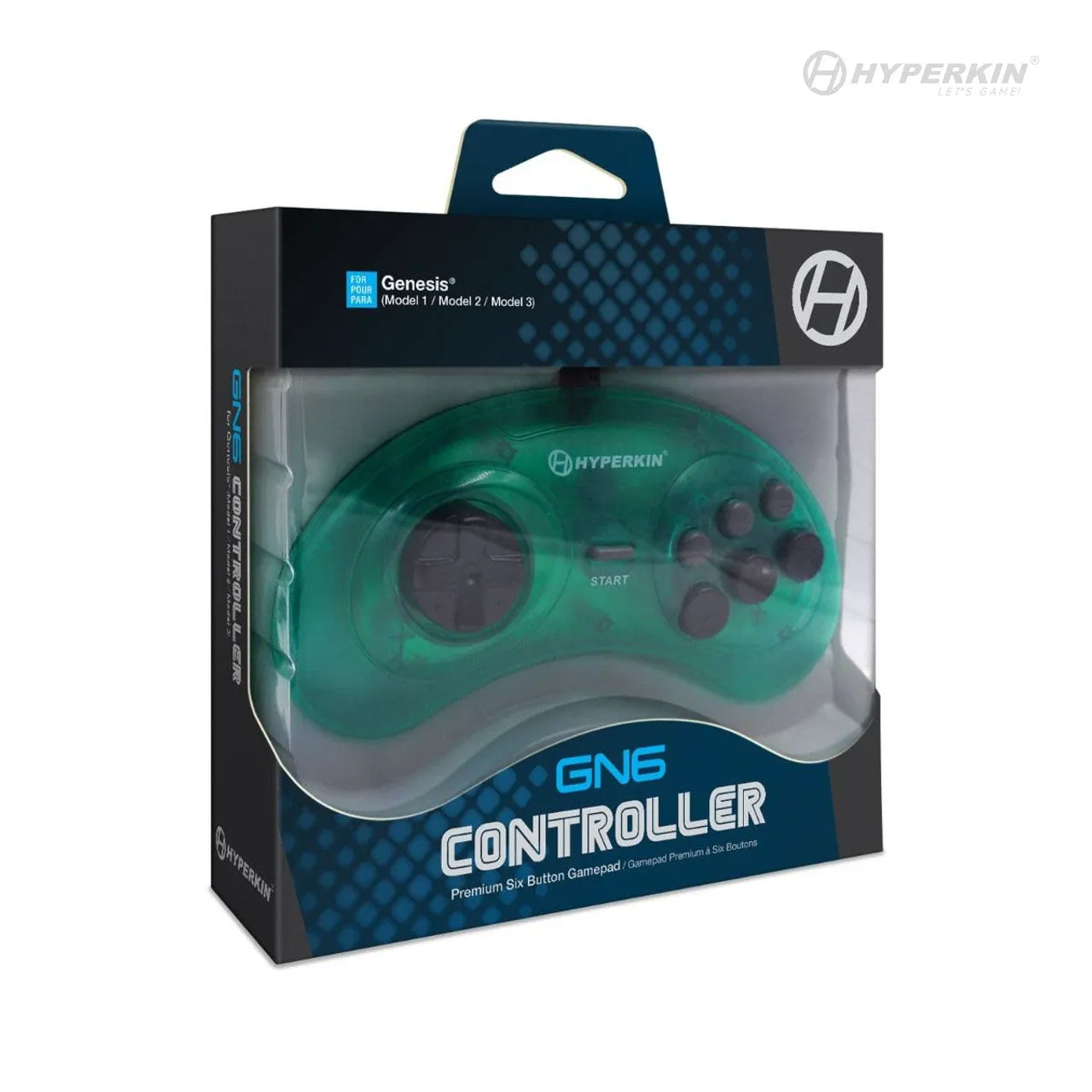 Hyperkin GN6 controller Genesis USB Mermaid Green