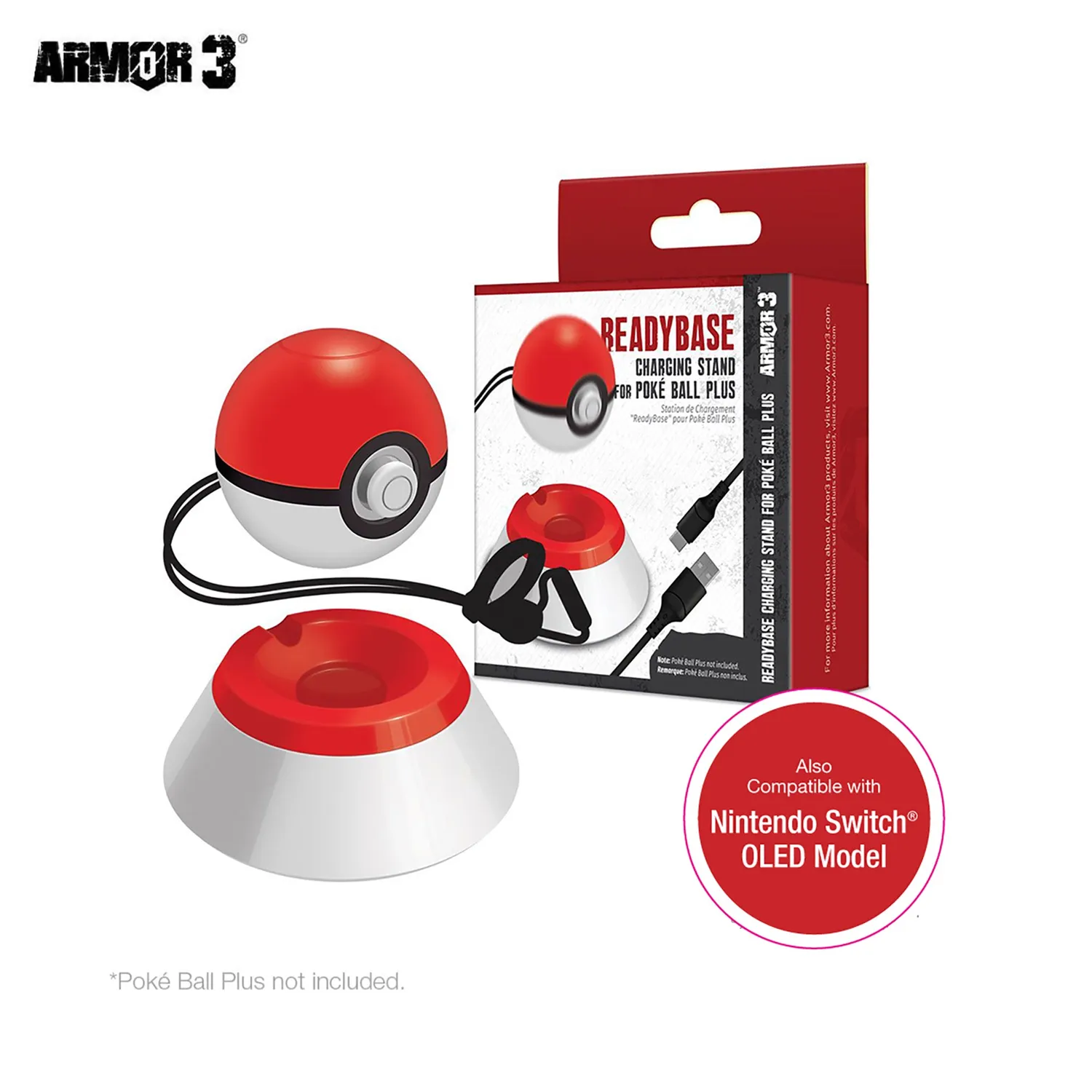 Hyperkin ReadyBase oplaadstandaard voor Poke Ball Plus