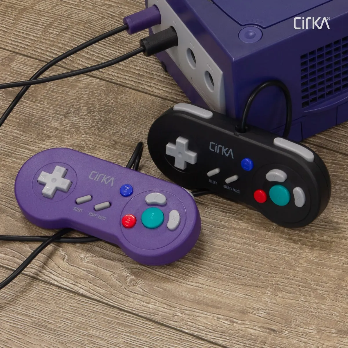 Hyperkin Digital Controller controller paars GameCube 3m kabel