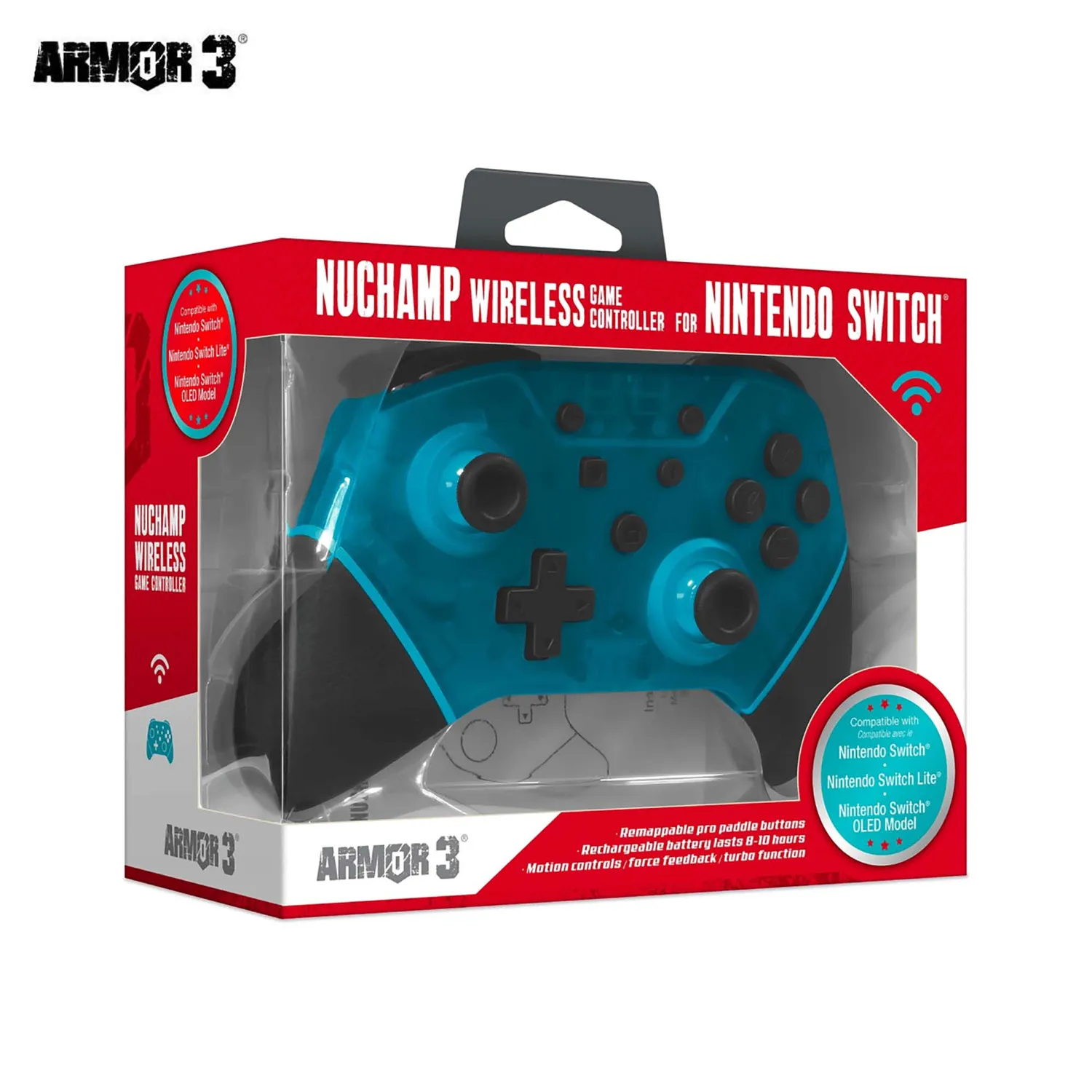 Hyperkin NuChamp Wireless Controller turquoise Switch draadloos