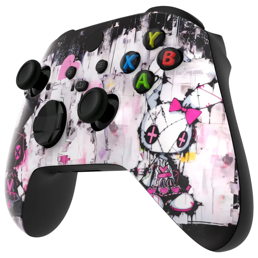 Clever Punk Bunny Xbox controller speels design