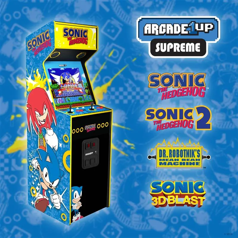 Arcade1Up Sonic Supreme Series arcadekast 19 inch 4 games