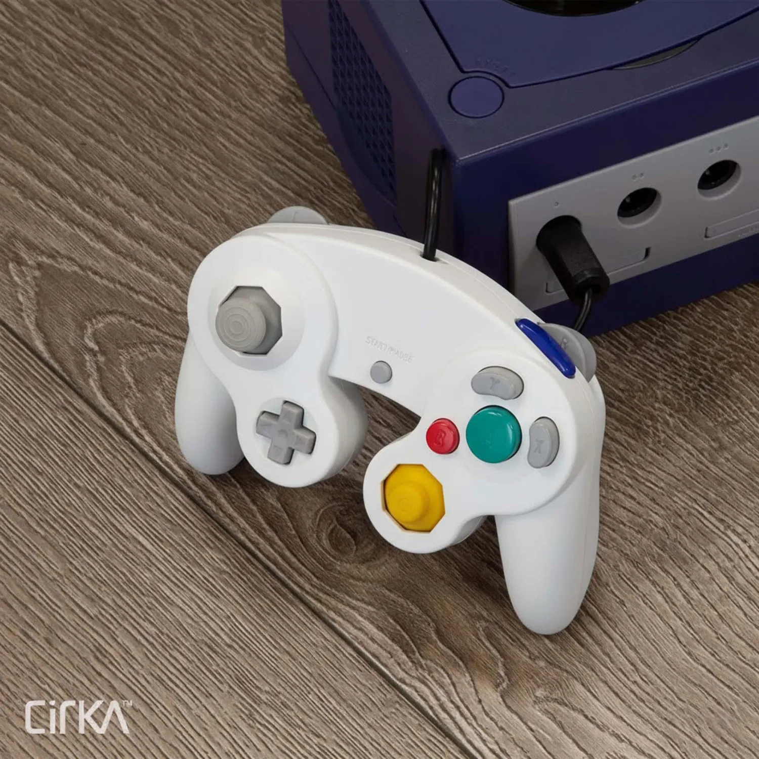 Hyperkin CirKa GameCube bedrade controller wit