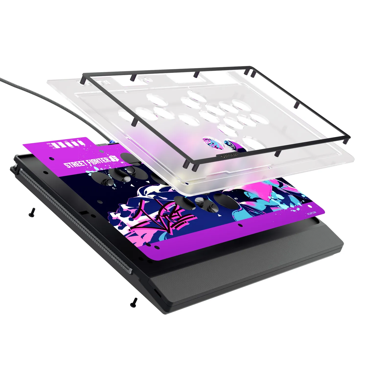 Qanba Sapphire Street Fighter Juri leverless controller Juri editie