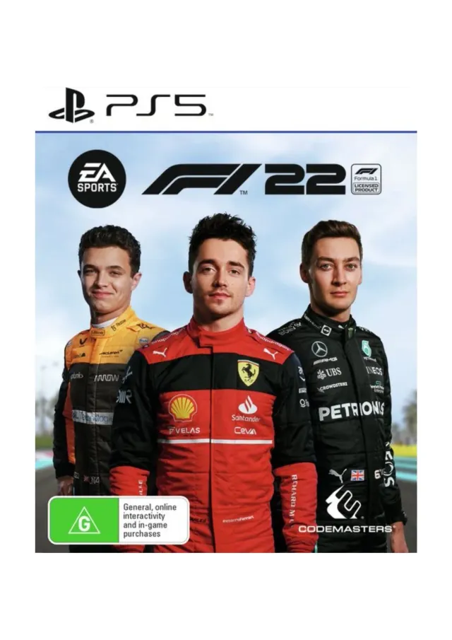 Sony PlayStation 5 F1 22 game officieel raceseizoen