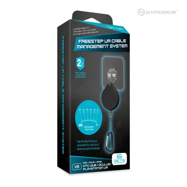 Hyperkin FreeStep VR kabelmanagement 6 sets plafond haken