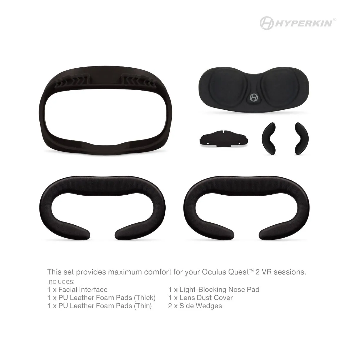 Hyperkin Facial Interface gezichtskussen Quest 2 PU set