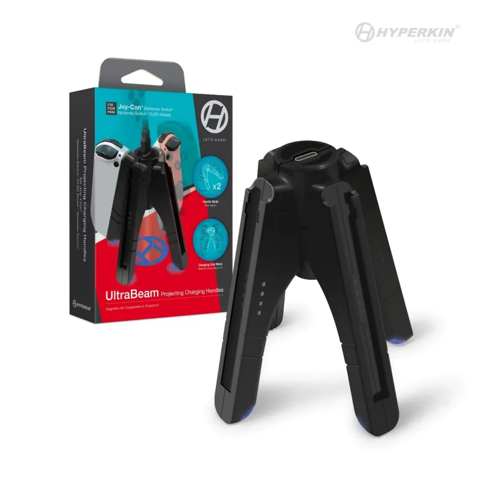 Hyperkin UltraBeam Projecting Charging Handles Joy-Con lader