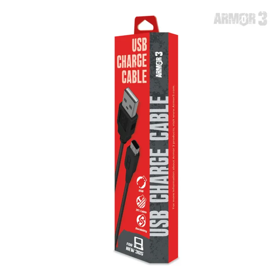 Armor3 USB-laadkabel voor Nintendo 3DS DSi 2DS