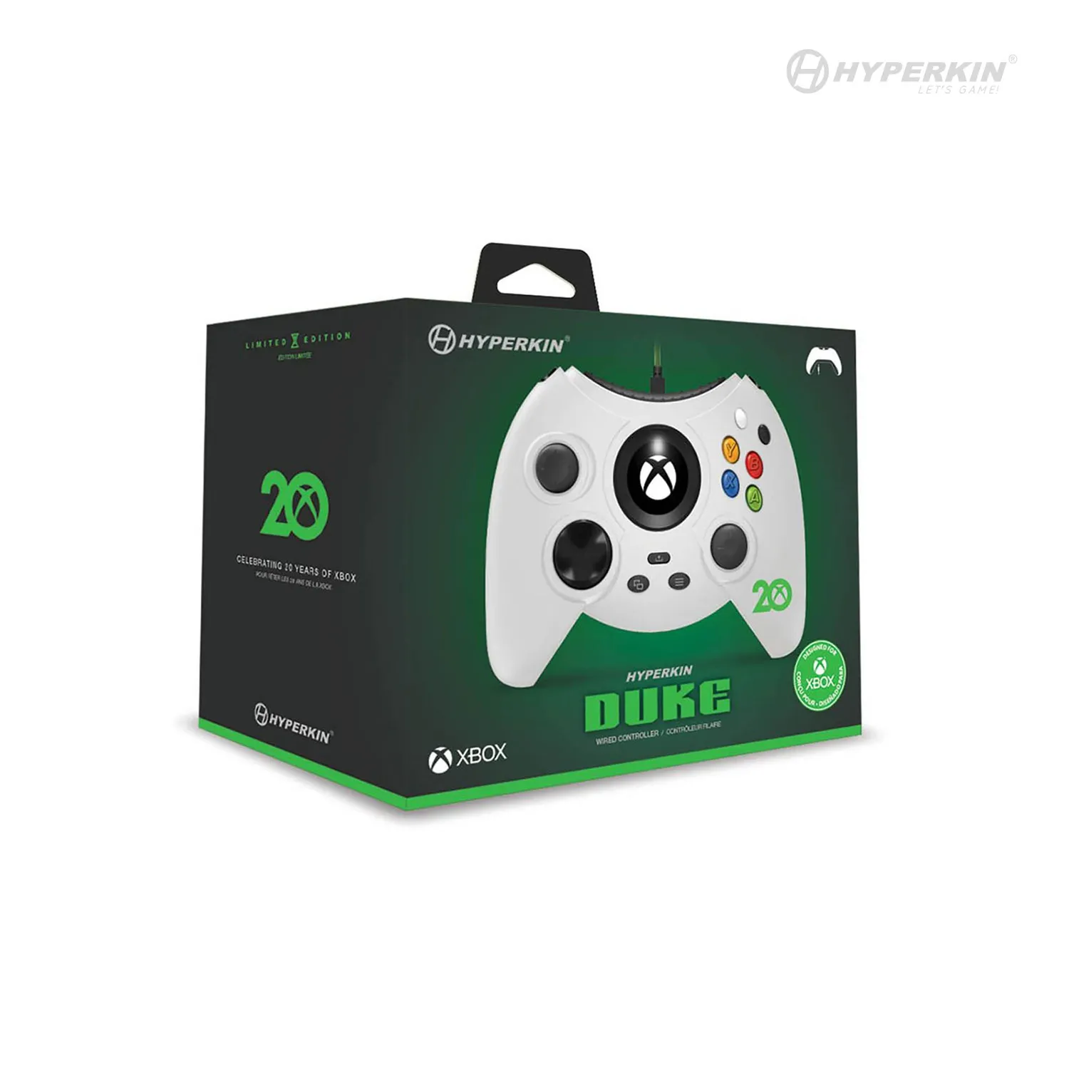 Hyperkin Xbox 20th Anniversary Duke controller bedraad